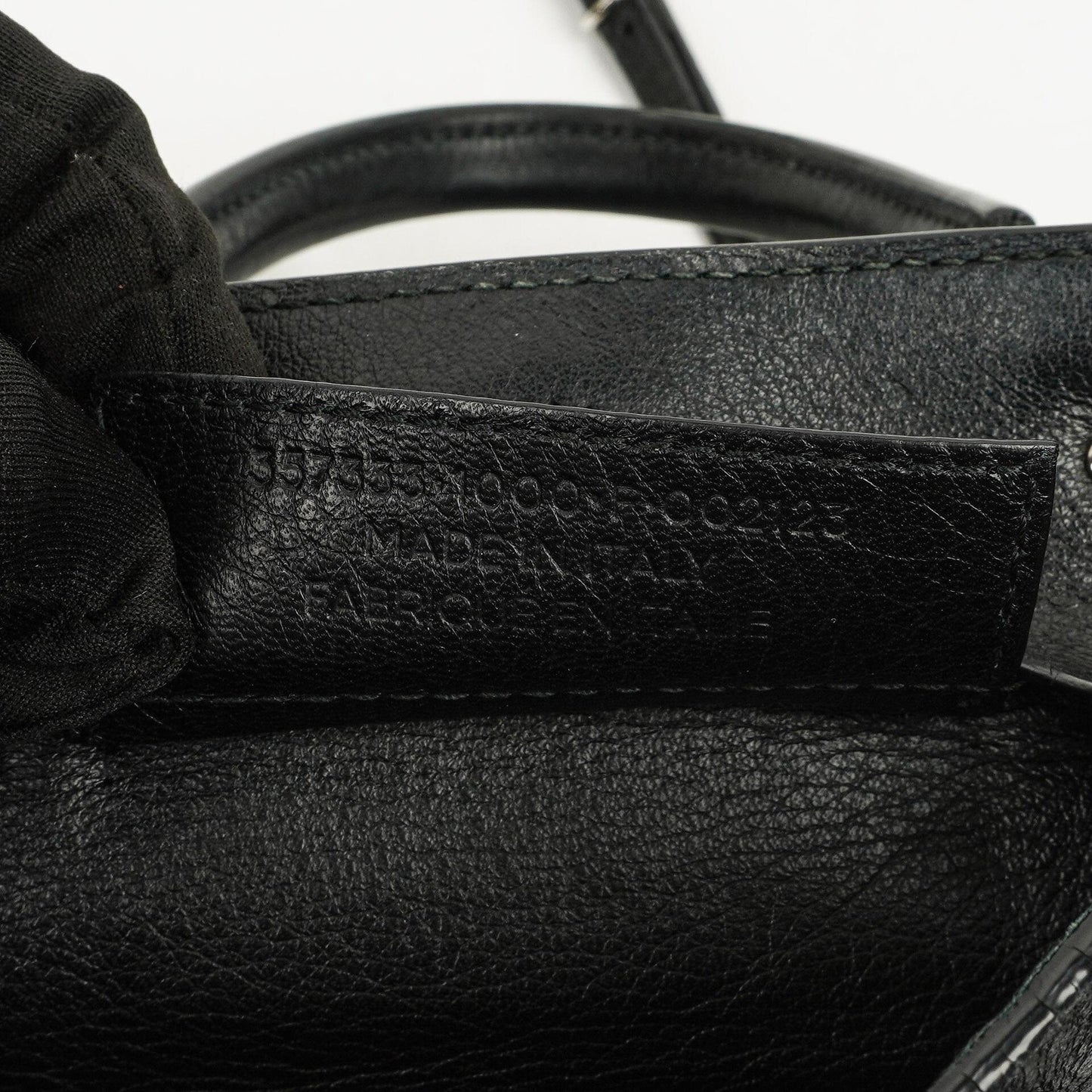 Balenciaga Mini Papier A4 Magnet Tote-Tasche aus Kalbsleder