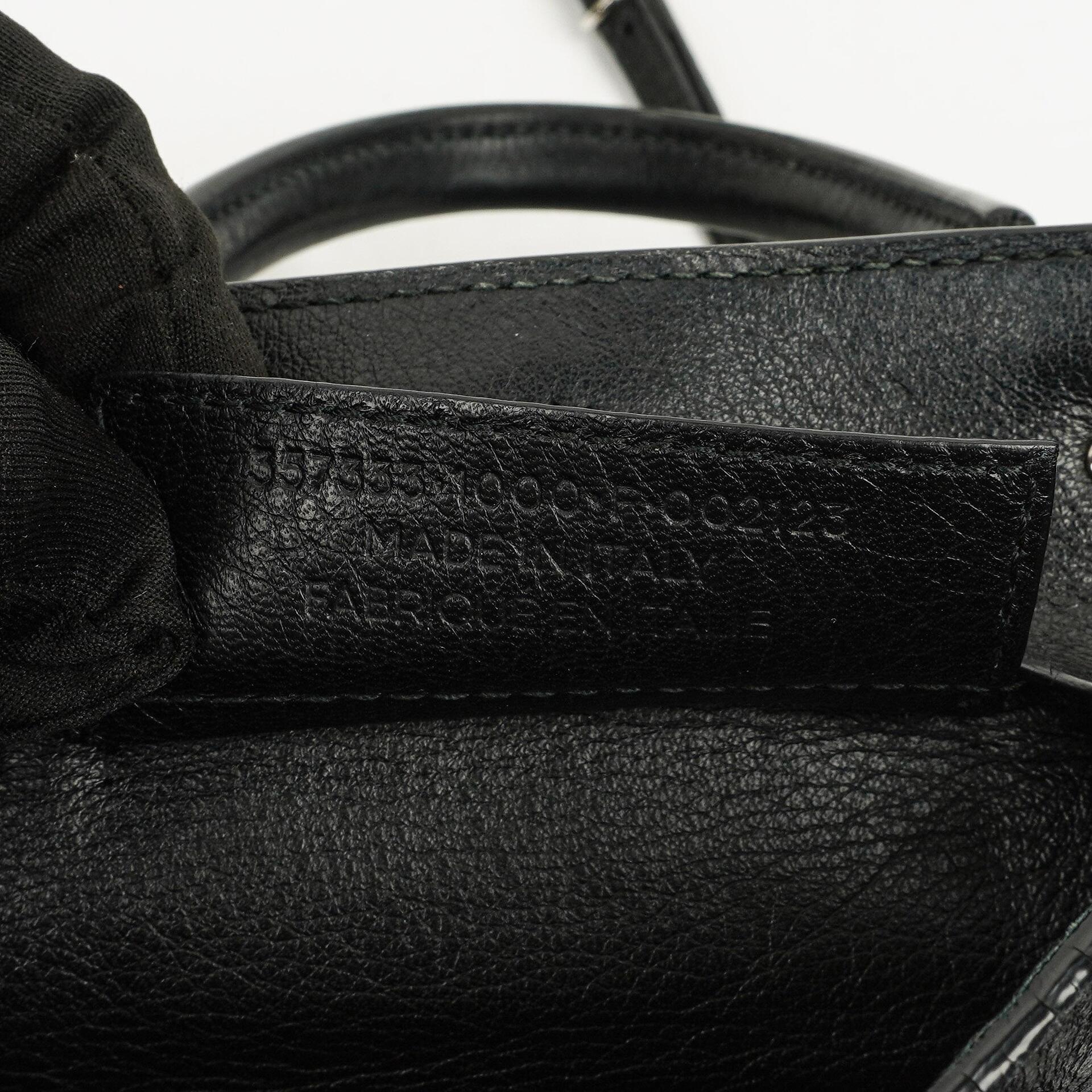 Balenciaga Mini Papier A4 Magnet Tote-Tasche aus Kalbsleder