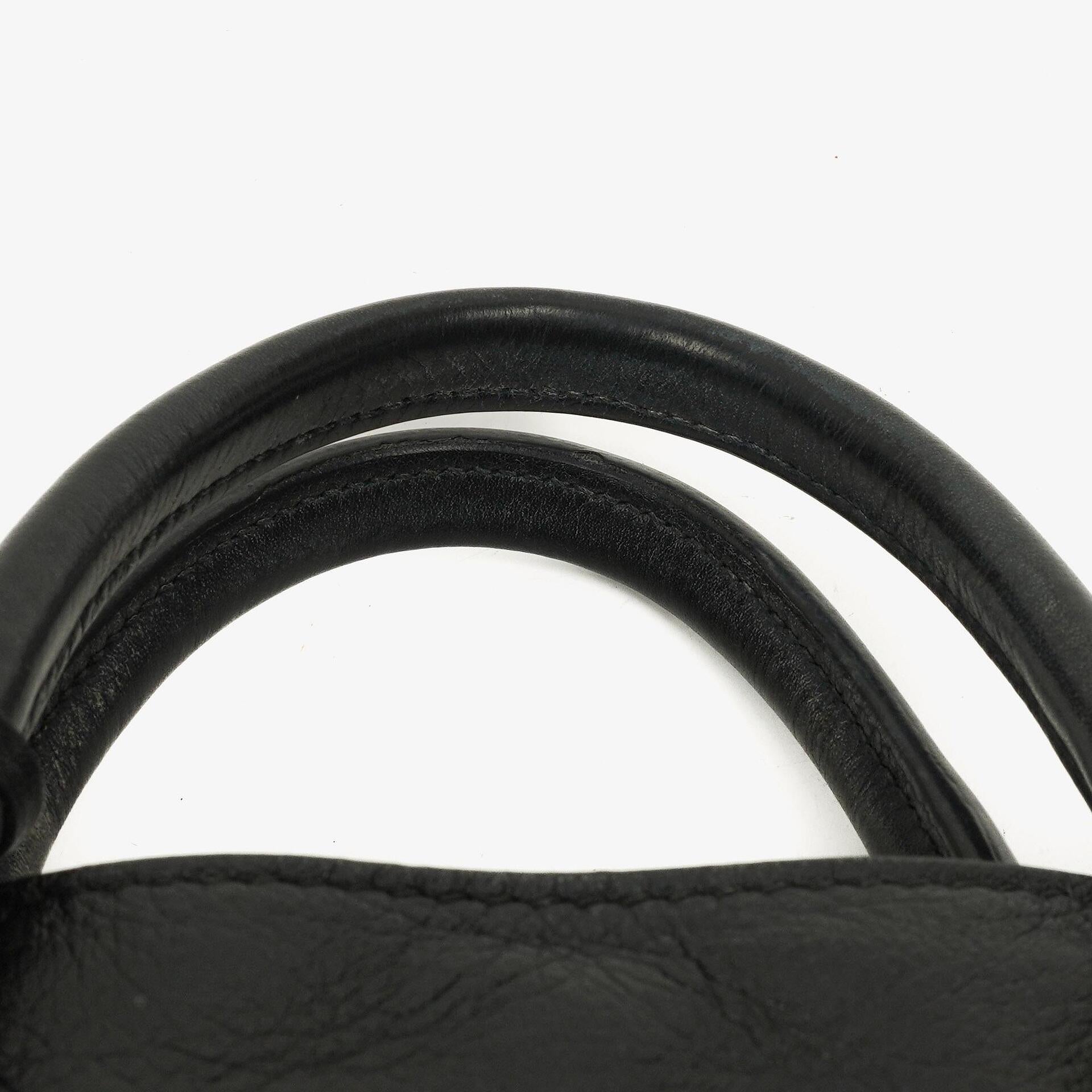Balenciaga Mini Papier A4 Magnet Tote-Tasche aus Kalbsleder