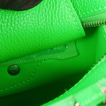 Balenciaga Neo Classic City Mini Tasche Neon Grün Genarbtes Kalbsleder