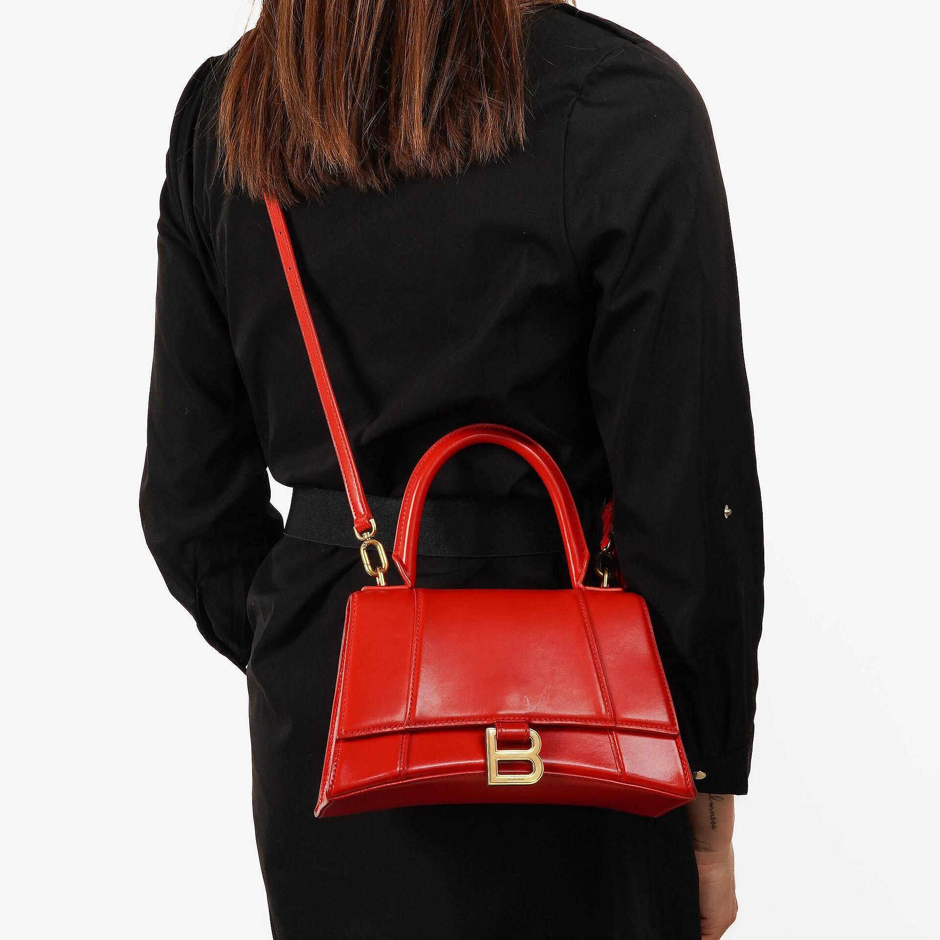 Balenciaga Small Hourglass Top-Handle-Tasche
