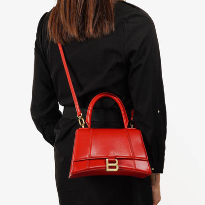 Balenciaga Small Hourglass Top-Handle-Tasche
