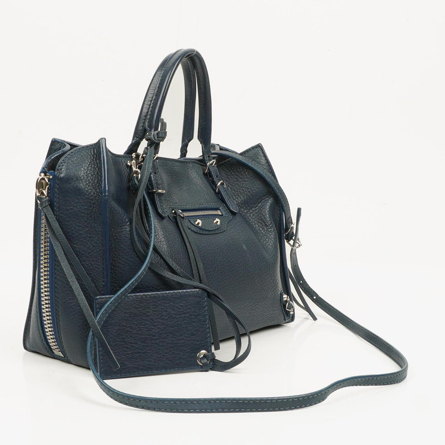 Balenciaga Papier A4 Magnet Tote Bag Small aus Kalbsleder