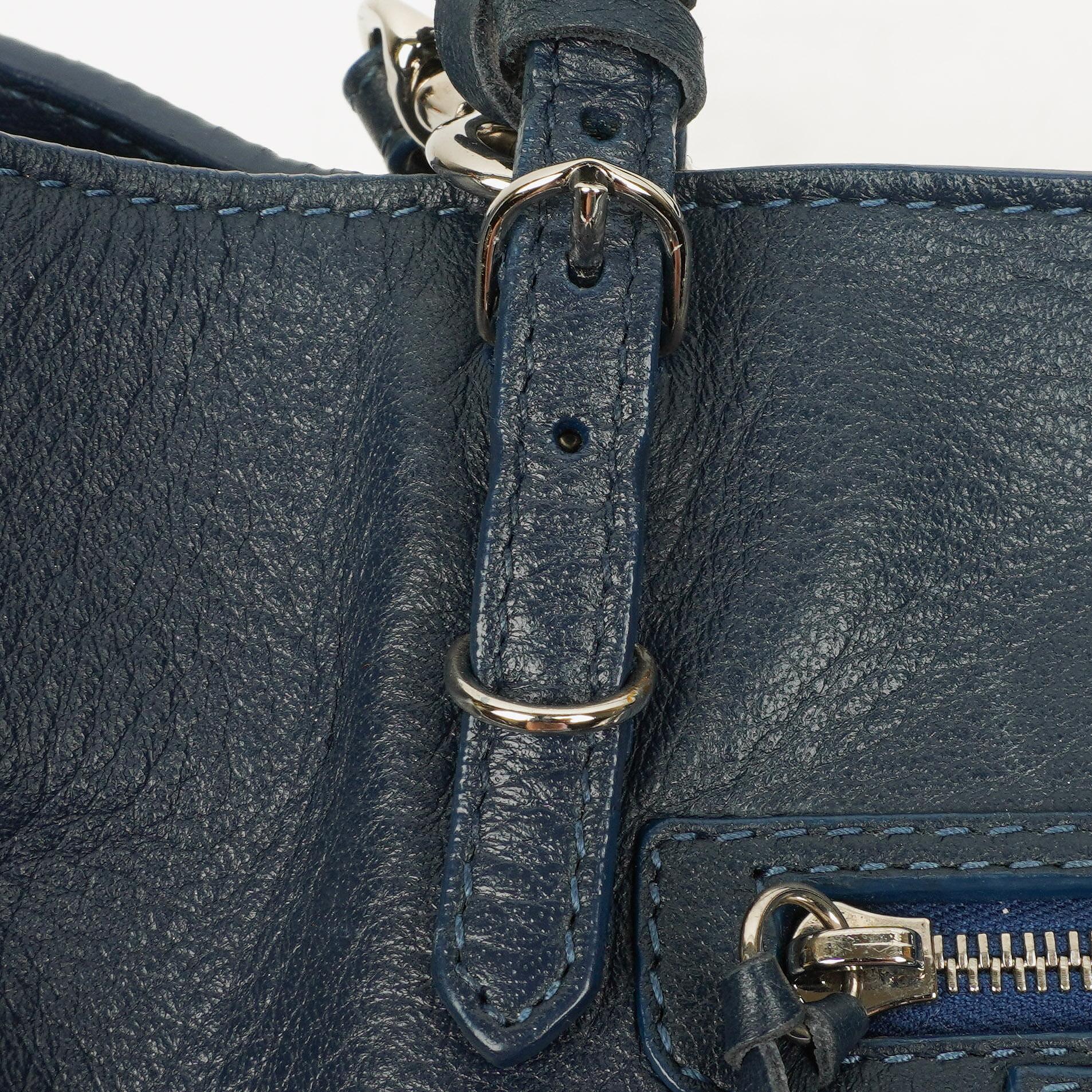 Balenciaga Papier A4 Magnet Tote Bag Small aus Kalbsleder