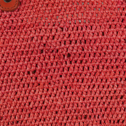 Balenciaga Panier Tote Bag aus geflochtenem Rafia und Leder