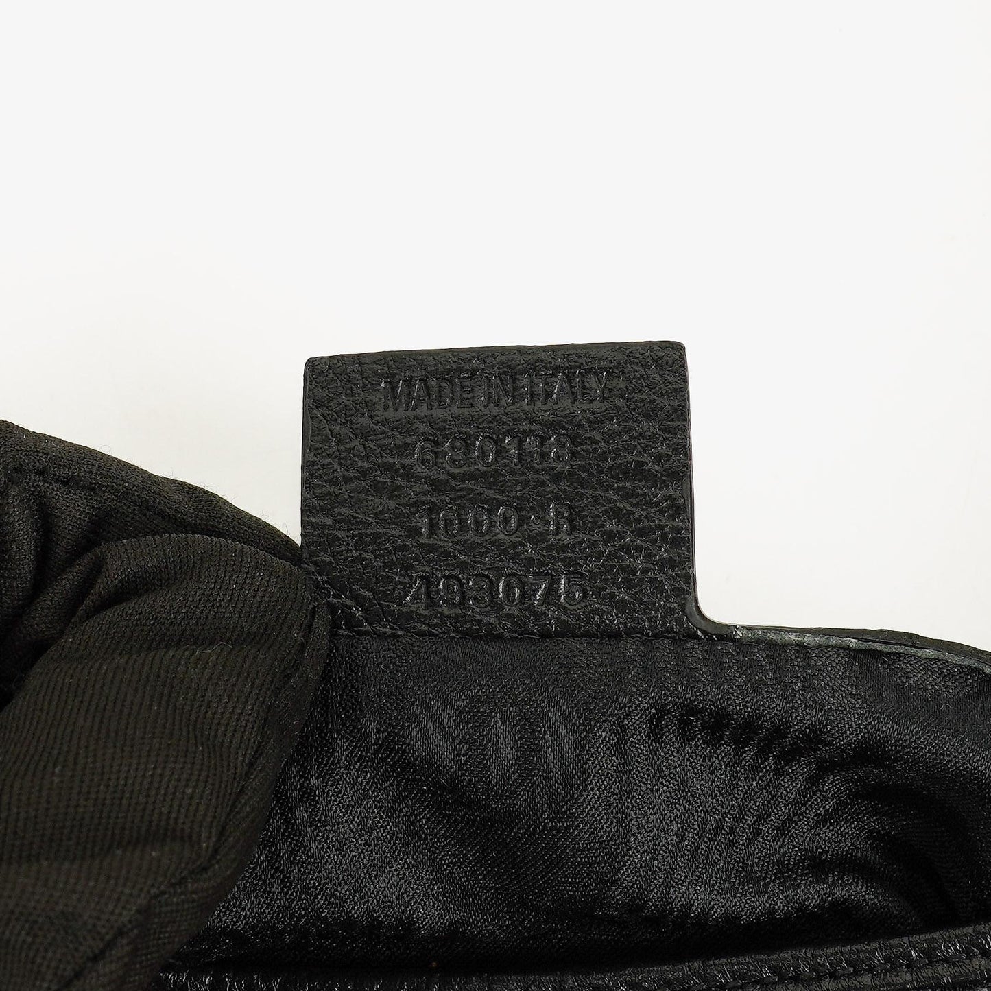 Balenciaga x Gucci The Hacker Project 1961 Small Jackie Tasche in Schwarz/Grau aus Canvas/Leder
