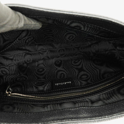 Balenciaga x Gucci The Hacker Project 1961 Small Jackie Tasche in Schwarz/Grau aus Canvas/Leder