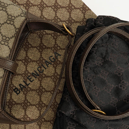 Balenciaga x Gucci The Hacker Project 1961 Mini Jackie Tasche aus Monogramm Canvas/Leder