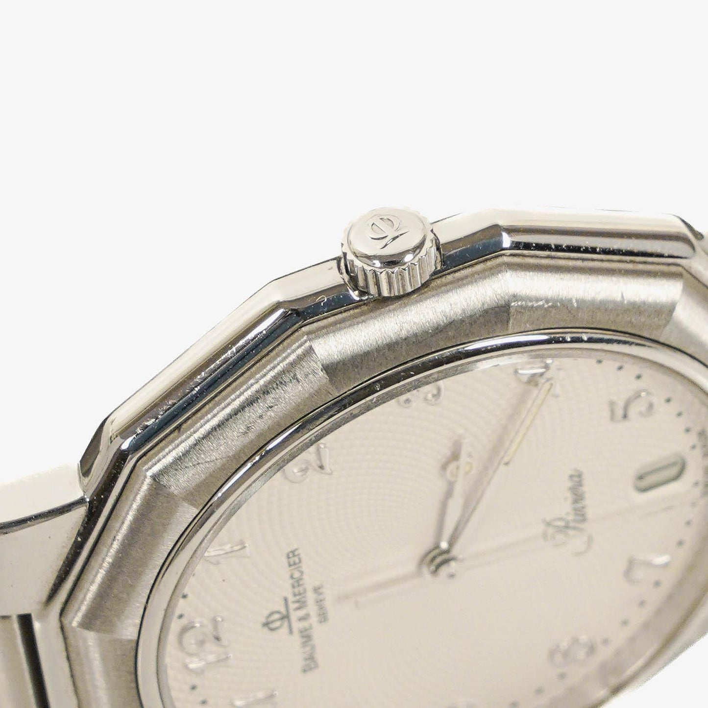 Baume & Mercier Riviera Quarzuhr aus Edelstahl, 36 mm