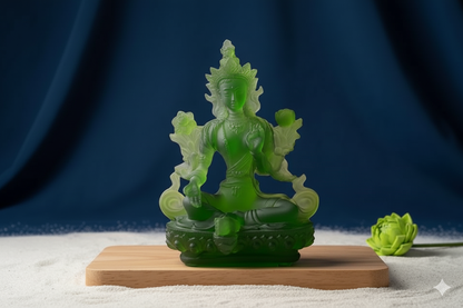 Green Tara – Goddess of Compassion made of crystal glass