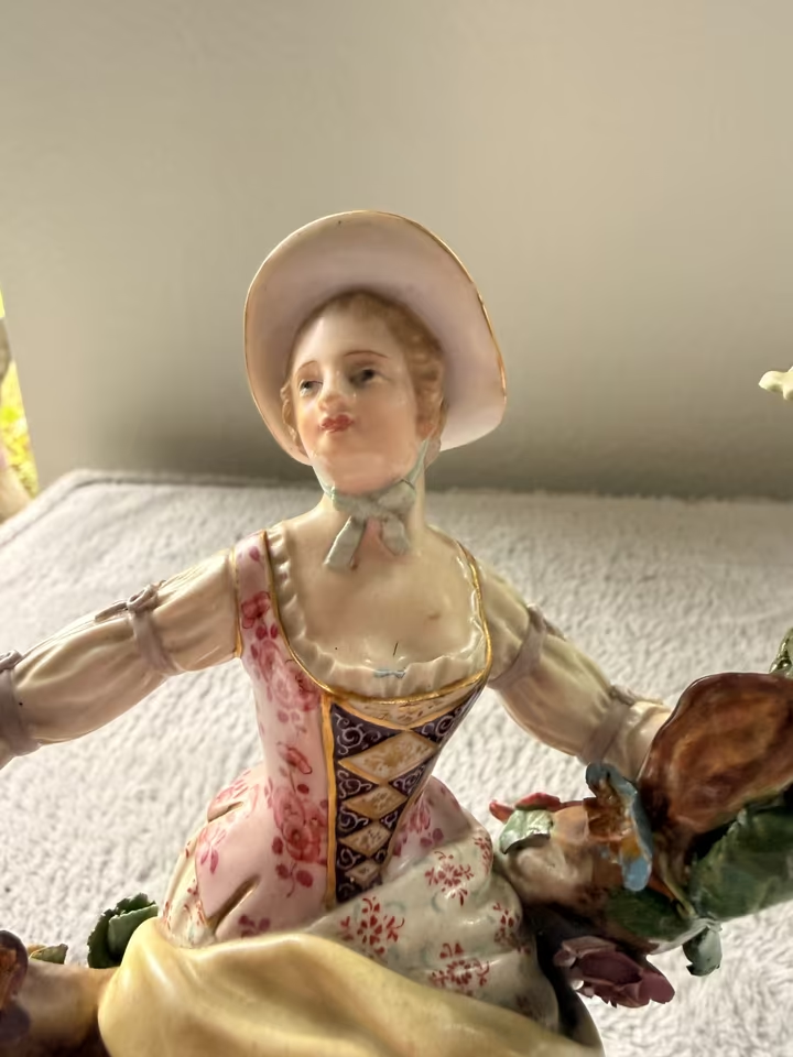 Meissen Porzellan Kandelaber, 19.Jh