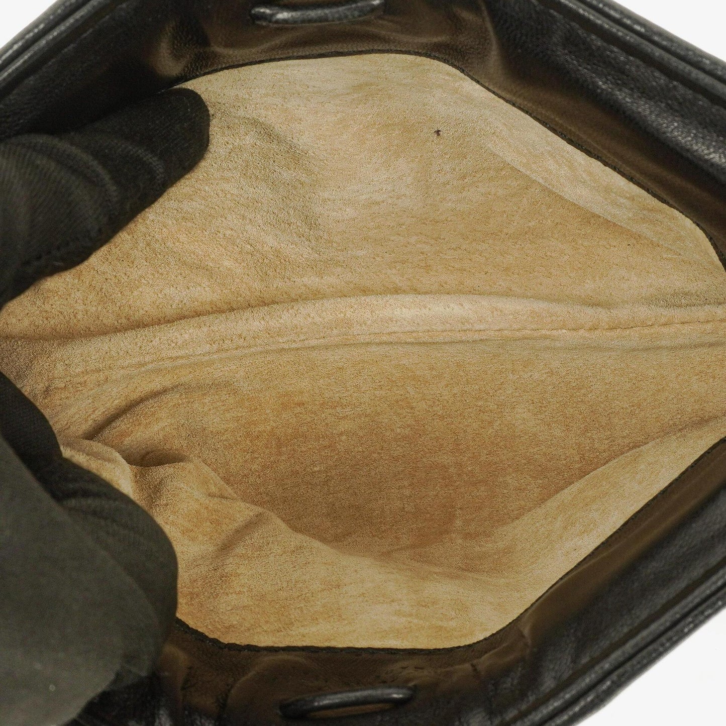 Bottega Veneta Intrecciato Schultertasche aus schwarzem Leder