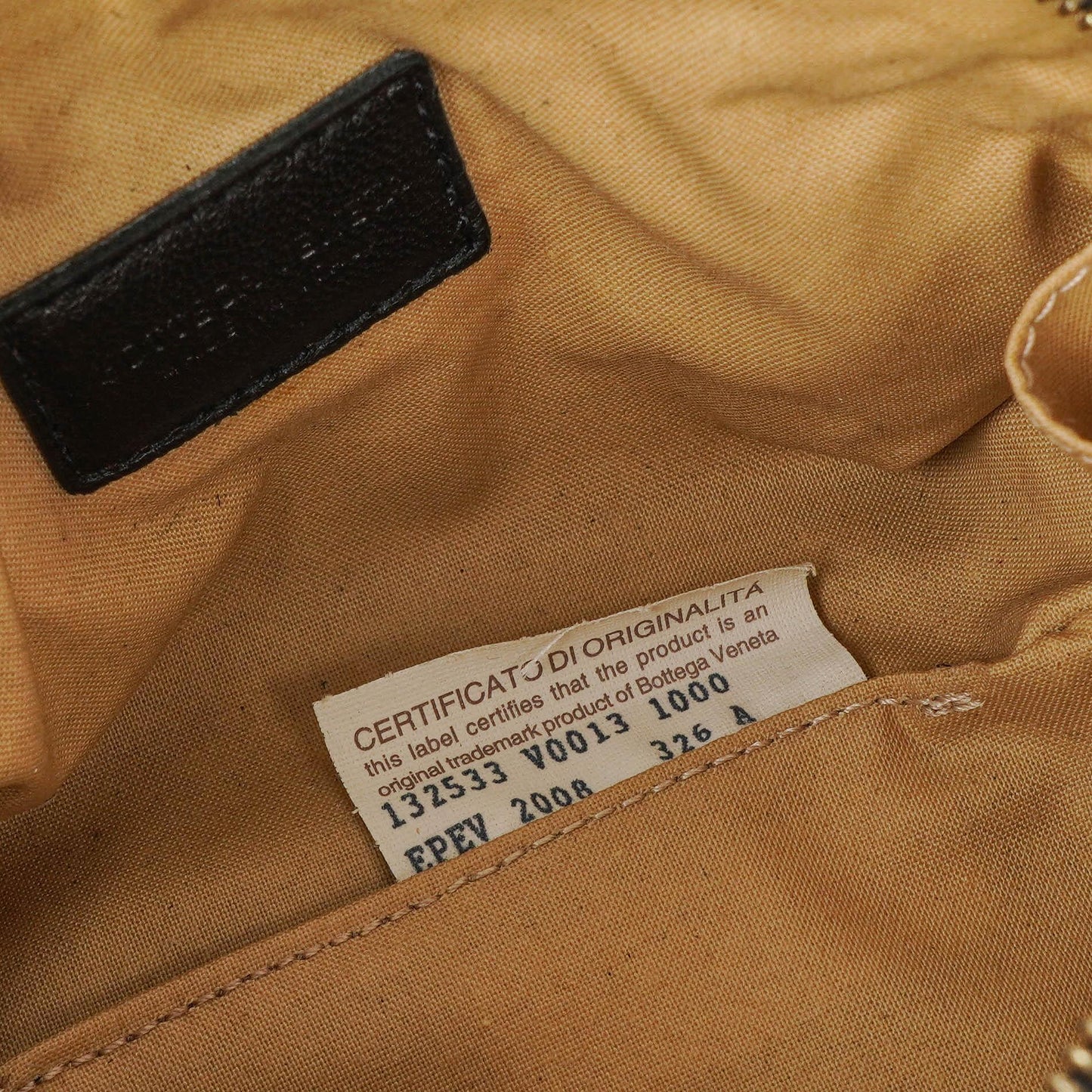 Bottega Veneta Kosmetiktasche aus schwarzem Intrecciato Nappaleder