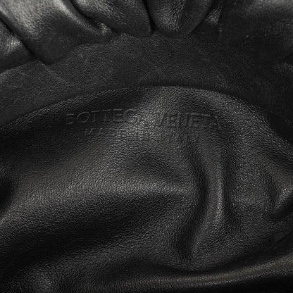 Bottega Veneta Chain Pouch Tasche aus schwarzem Leder