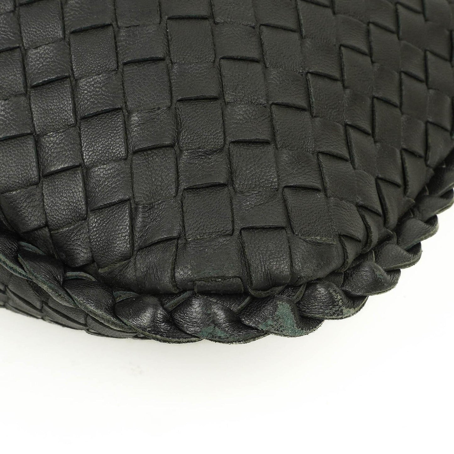 Bottega Veneta Mittelgroße Veneta Hobo Tasche Schwarz Nappa Intrecciato
