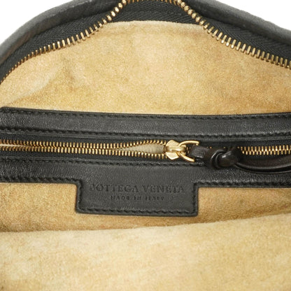 Bottega Veneta Mittelgroße Veneta Hobo Tasche Schwarz Nappa Intrecciato