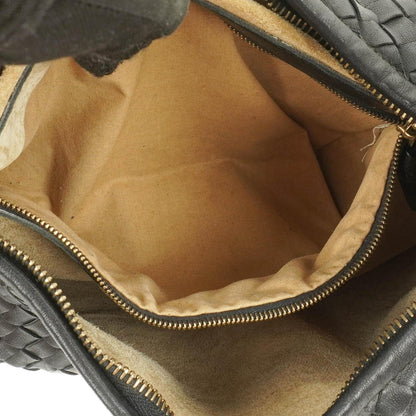 Bottega Veneta Mittelgroße Veneta Hobo Tasche Schwarz Nappa Intrecciato
