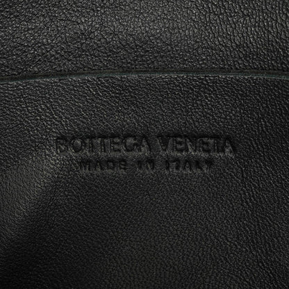 Bottega Veneta Schwarze Nappa Intreccio The Belt Cassette Umhängetasche
