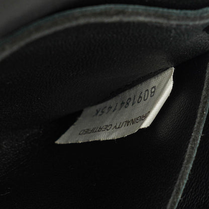 Bottega Veneta Schwarze Nappa Intreccio The Belt Cassette Umhängetasche