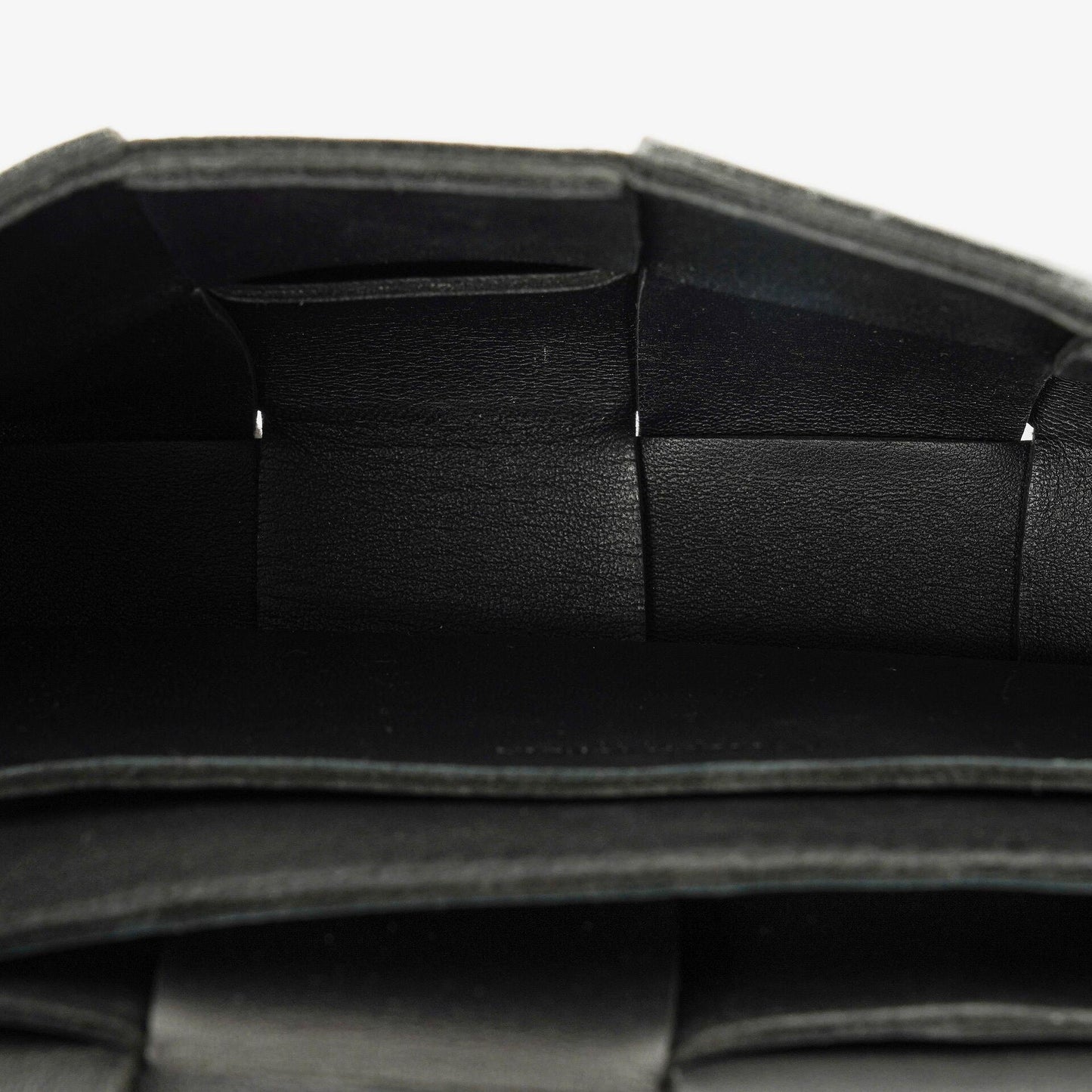 Bottega Veneta Schwarze Nappa Intreccio The Belt Cassette Umhängetasche