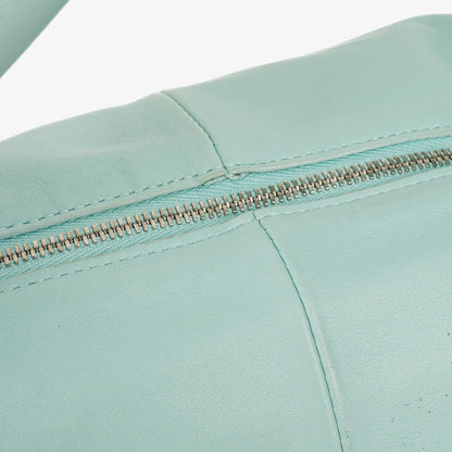 Bottega Veneta Double Knot Clutch aus blauem Leder