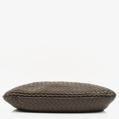 Bottega Veneta Medium Veneta Hobo Tasche aus braunem Nappa Intrecciato Leder