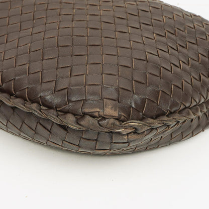 Bottega Veneta Medium Veneta Hobo Tasche aus braunem Nappa Intrecciato Leder