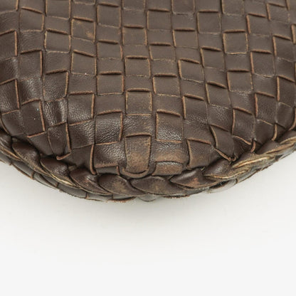 Bottega Veneta Medium Veneta Hobo Tasche aus braunem Nappa Intrecciato Leder