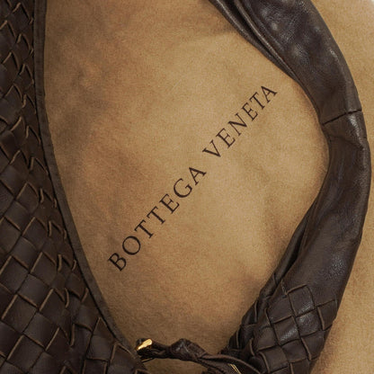 Bottega Veneta Medium Veneta Hobo Tasche aus braunem Nappa Intrecciato Leder