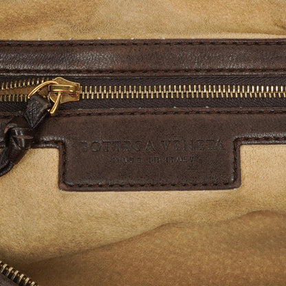 Bottega Veneta Medium Veneta Hobo Tasche aus braunem Nappa Intrecciato Leder