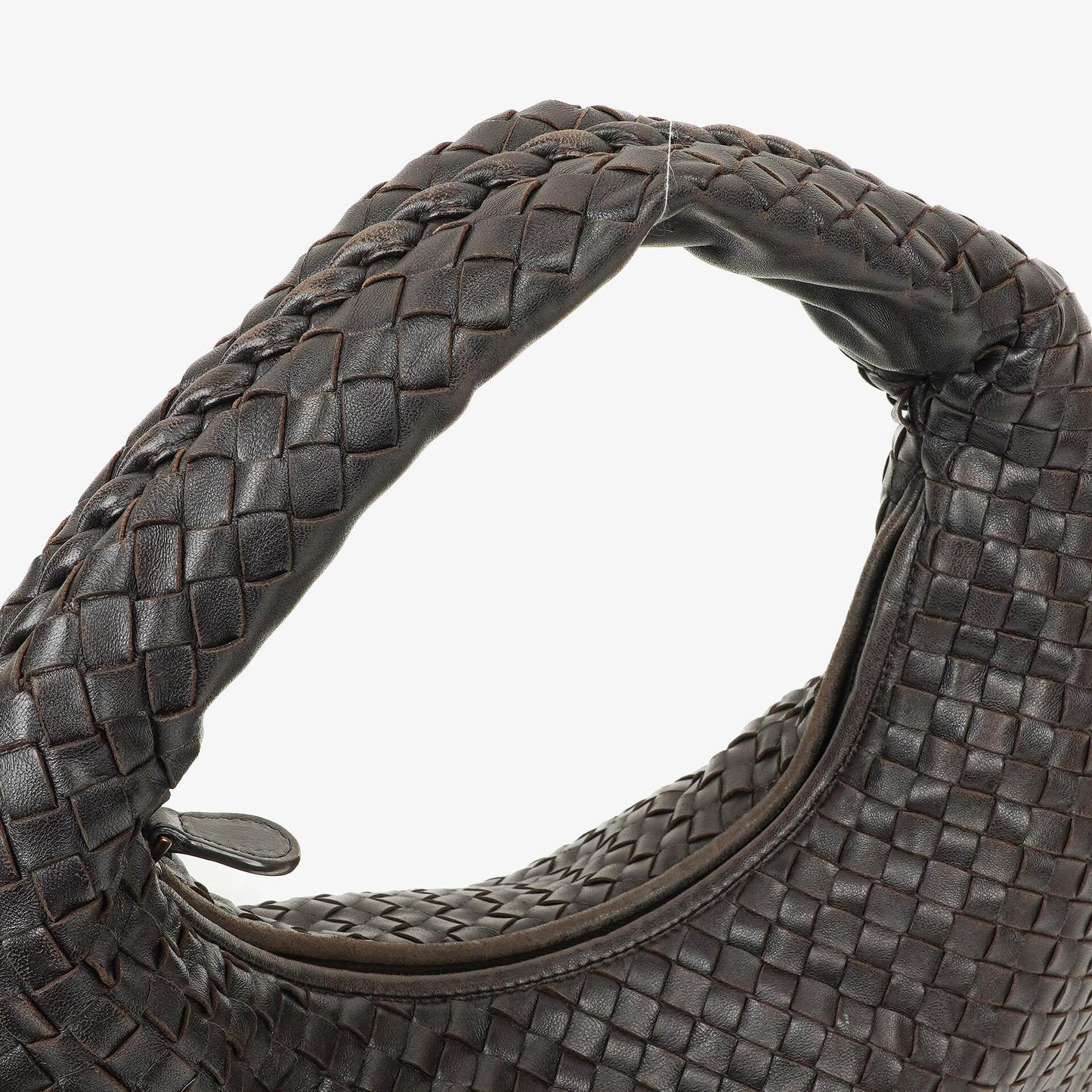 Bottega Veneta Medium Veneta Hobo Tasche aus braunem Nappa Intrecciato