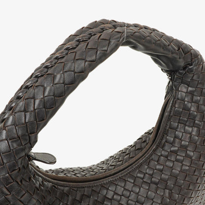 Bottega Veneta Medium Veneta Hobo Tasche aus braunem Nappa Intrecciato