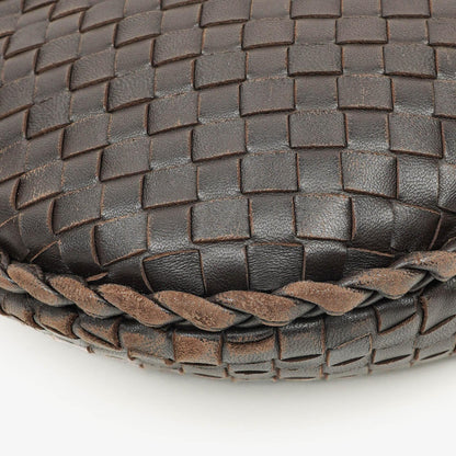 Bottega Veneta Medium Veneta Hobo Tasche aus braunem Nappa Intrecciato