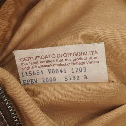 Bottega Veneta Large Veneta Hobo Bag aus Chrom Metallic Nappa Intrecciato