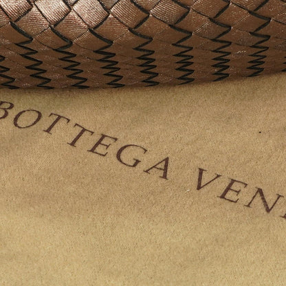 Bottega Veneta Large Veneta Hobo Bag aus Chrom Metallic Nappa Intrecciato