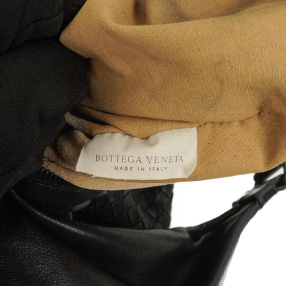 Bottega Veneta Intrecciato Campana Schwarze Hobo Tasche