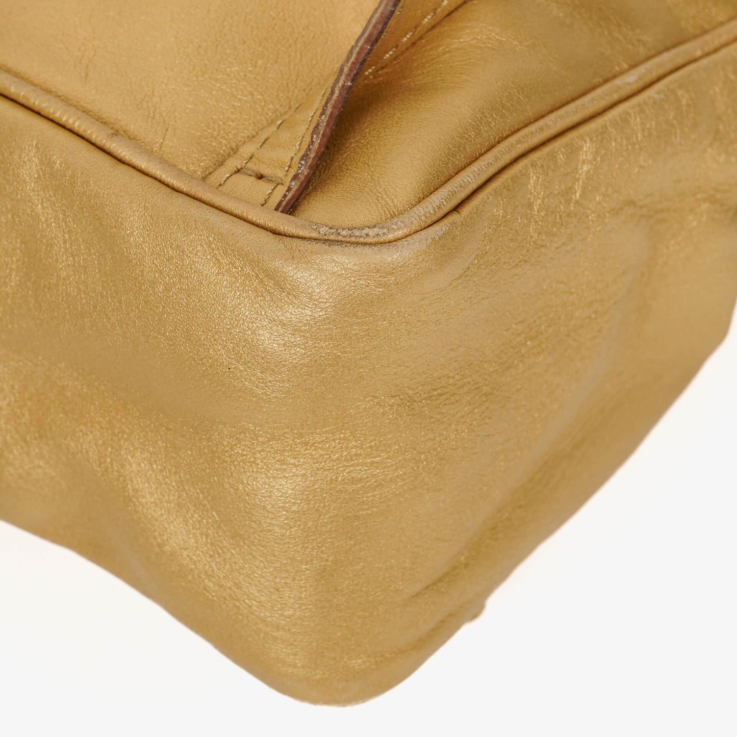 Bottega Veneta Intrecciato Rucksack in Gold