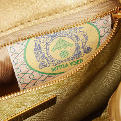 Bottega Veneta Intrecciato Rucksack in Gold