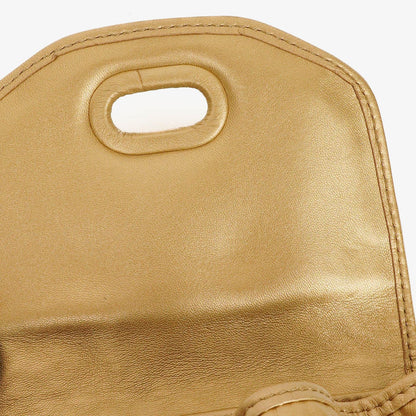 Bottega Veneta Intrecciato Rucksack in Gold