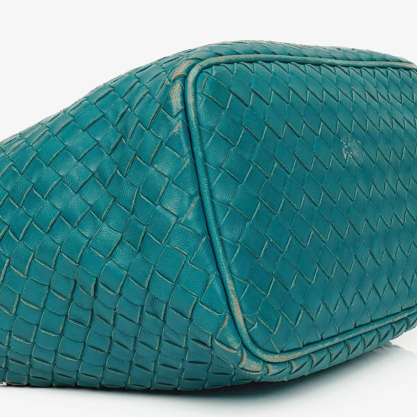 Bottega Veneta kleine Schultertasche aus Intrecciato-Leder