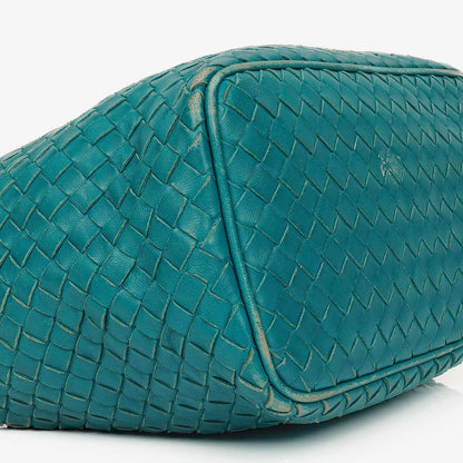Bottega Veneta kleine Schultertasche aus Intrecciato-Leder