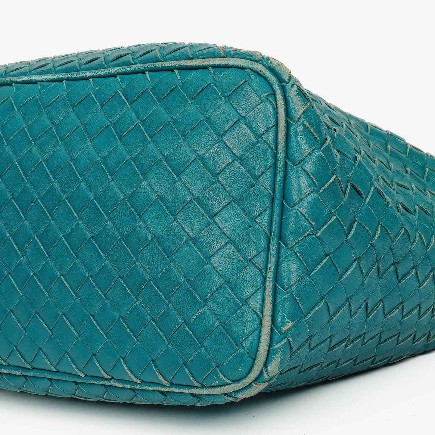Bottega Veneta kleine Schultertasche aus Intrecciato-Leder
