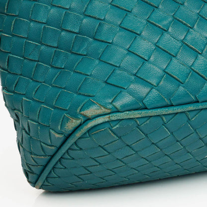 Bottega Veneta kleine Schultertasche aus Intrecciato-Leder