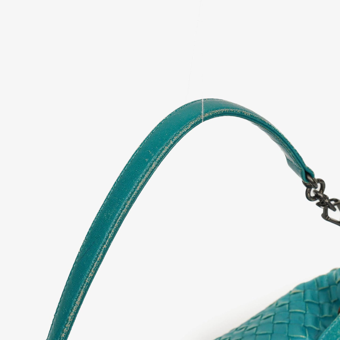 Bottega Veneta kleine Schultertasche aus Intrecciato-Leder