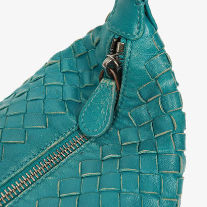 Bottega Veneta kleine Schultertasche aus Intrecciato-Leder