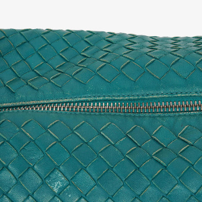 Bottega Veneta kleine Schultertasche aus Intrecciato-Leder