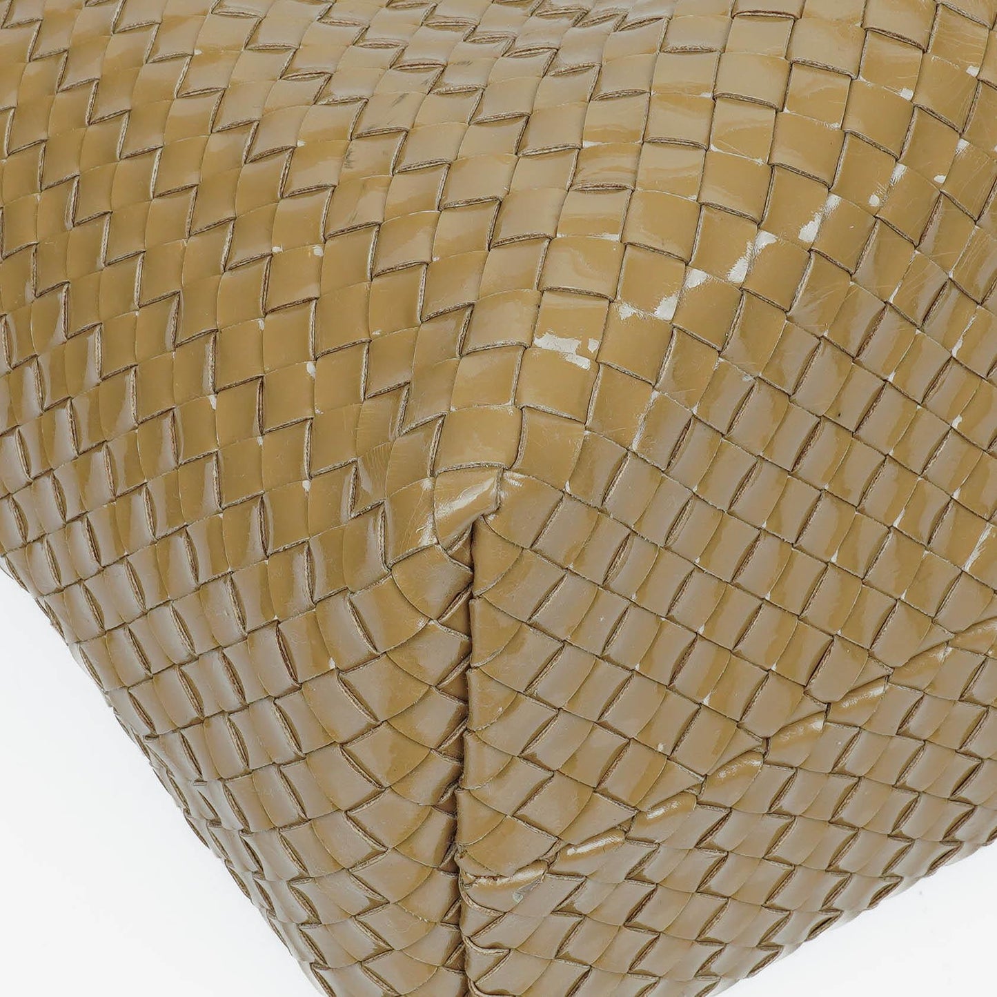 Bottega Veneta Cabat Tote Bag aus Intrecciato-Lackleder