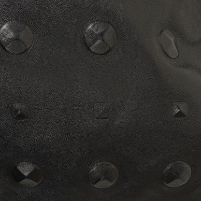 Bottega Veneta Maxi Hobo-Tasche aus schwarzem Nappa mit Nieten