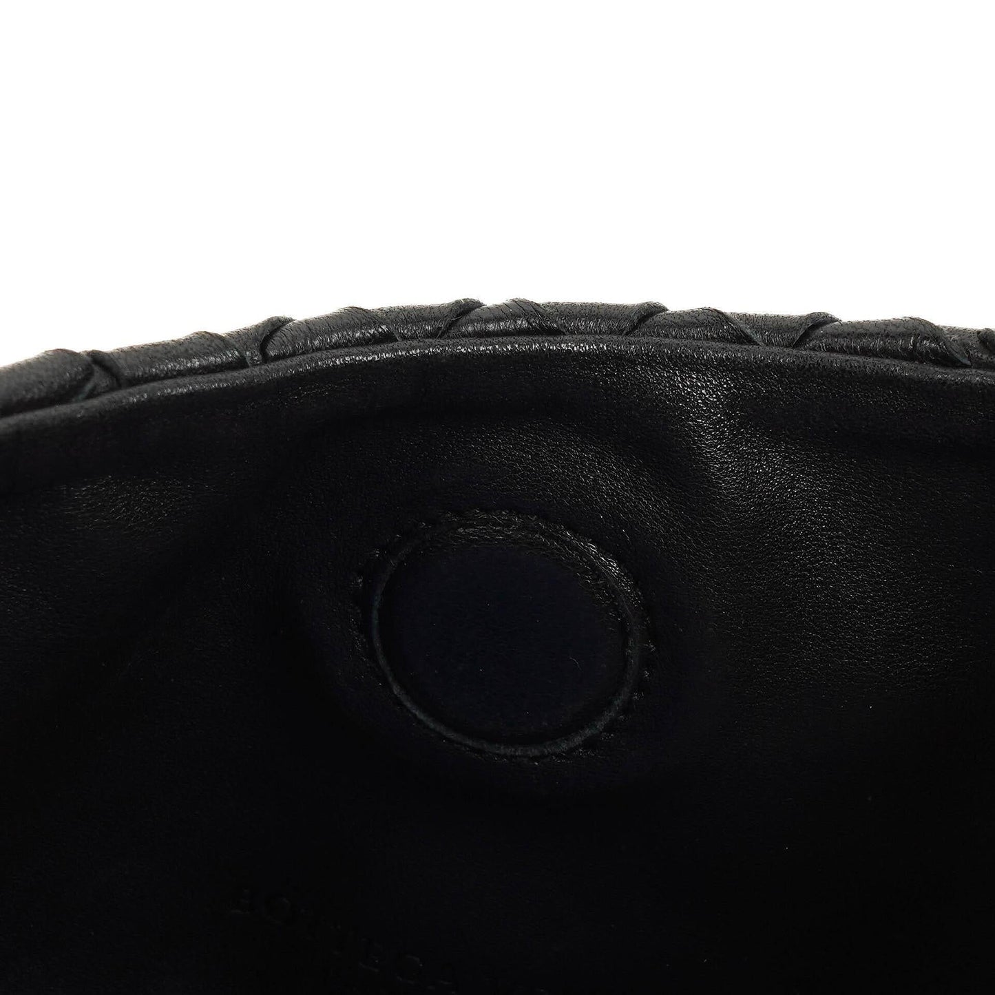 Bottega Veneta mittelgroße Campana Hobo Tasche aus schwarzem Nappa Intrecciato