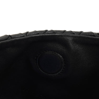 Bottega Veneta mittelgroße Campana Hobo Tasche aus schwarzem Nappa Intrecciato